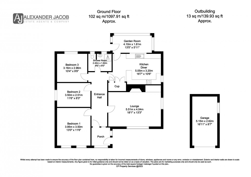 Floorplan for East Drayton, Retford, Nottinghamshire