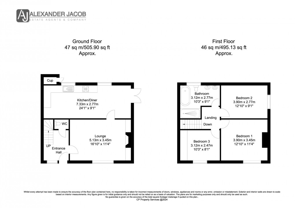 Floorplan for Retford, Nottinghamshire