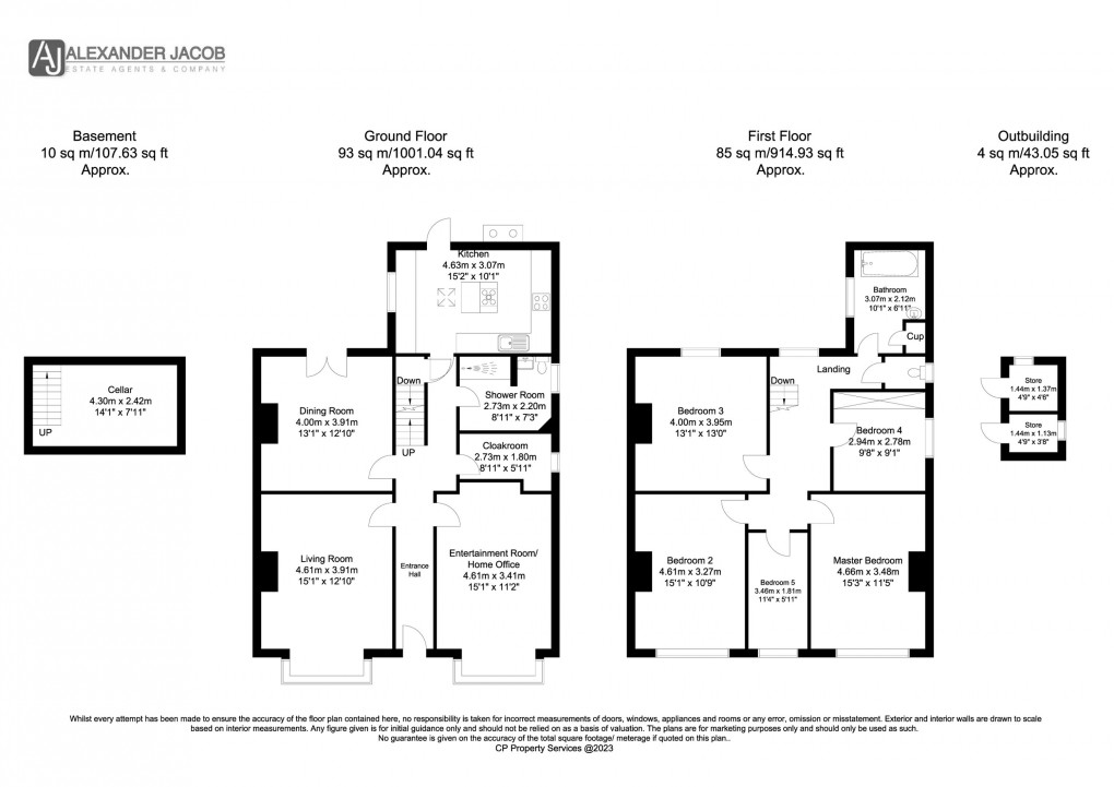 Floorplan for Cobwell Road, Retford, Nottinghamshire