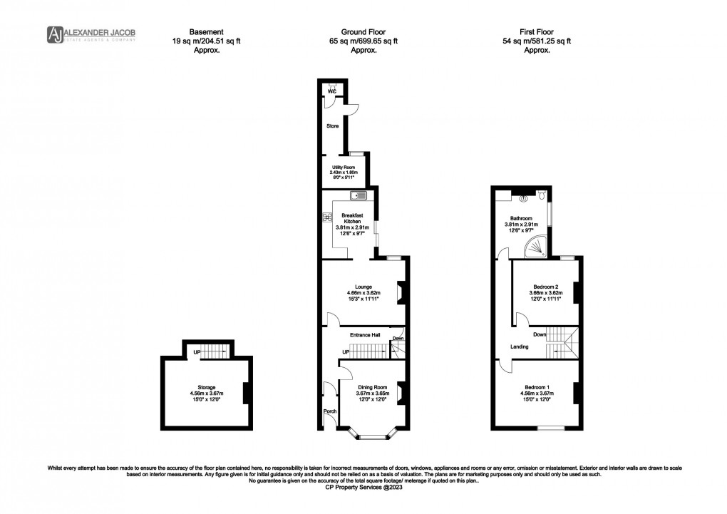 Floorplan for Retford, Nottinghamshire