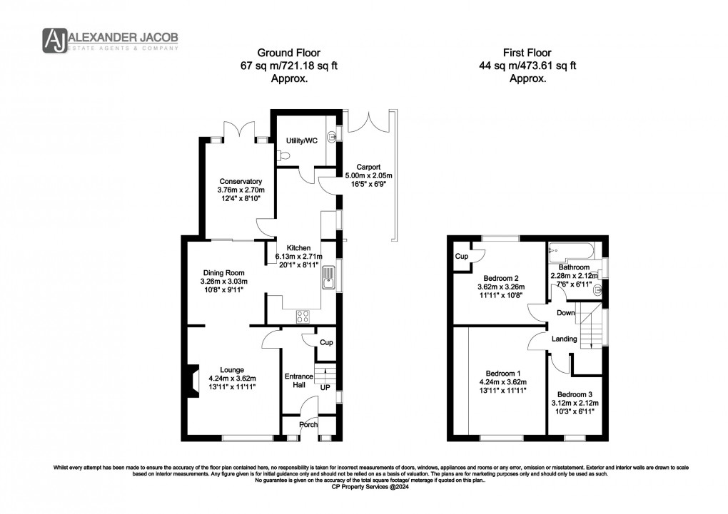 Floorplan for Mattersey, Doncaster, South Yorkshire