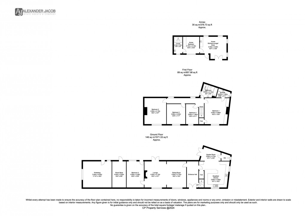 Floorplan for Rampton, Retford, Nottinghamshire