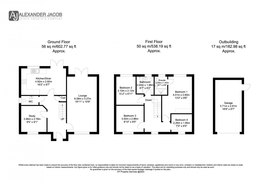 Floorplan for Retford, Nottinghamshire