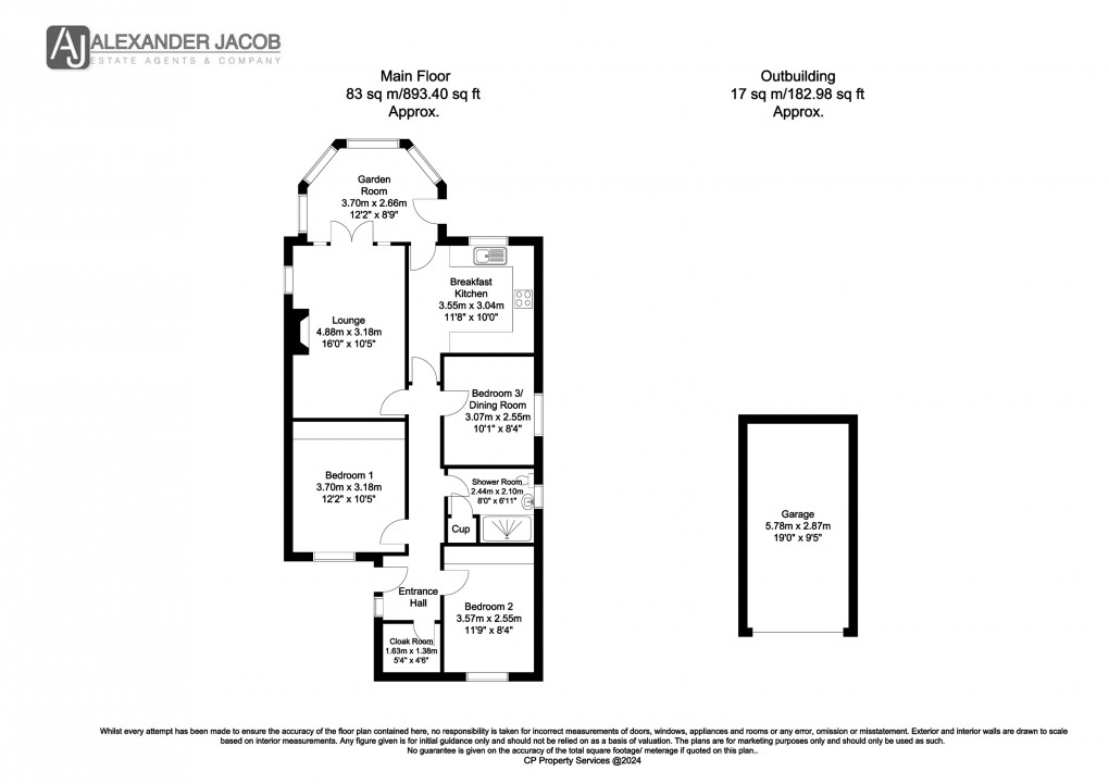 Floorplan for Mattersey Thorpe, Doncaster, South Yorkshire