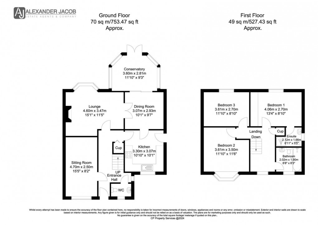 Floorplan for Retford, Nottinghamshire