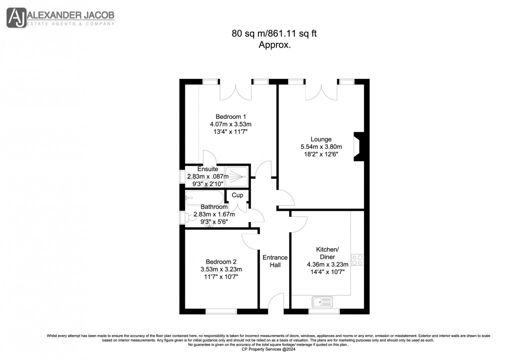 Floorplan for Retford, Nottingamshire