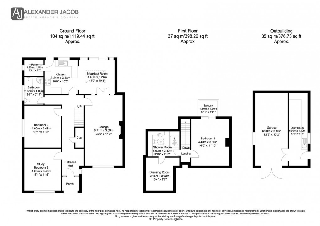 Floorplan for Tuxford, Newark, Nottinghamshire