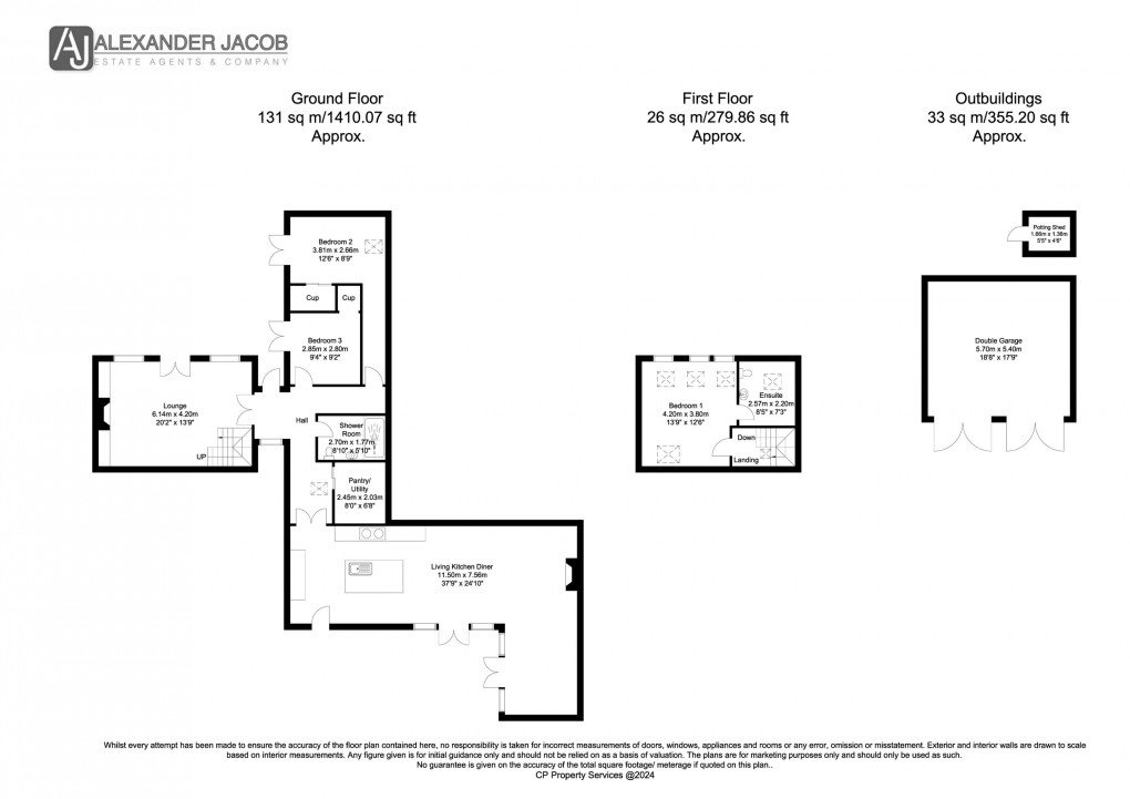 Floorplan for Wildsworth, Gainsborough, Lincolnshire