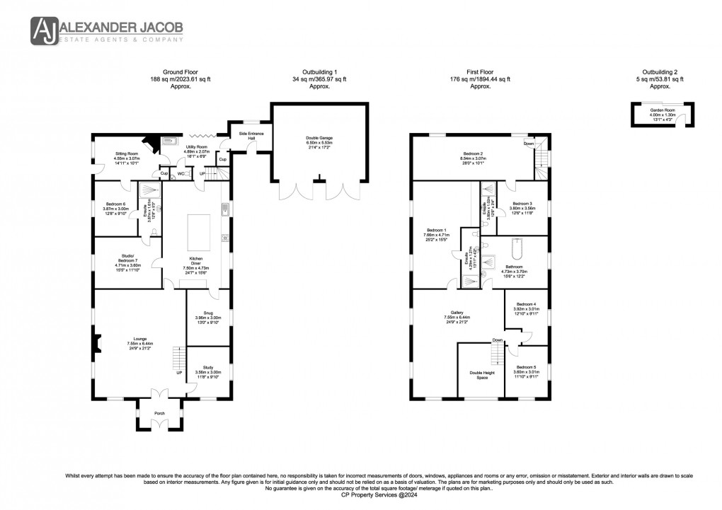 Floorplan for Sturton-le-Steeple, Retford, Nottinghamshire