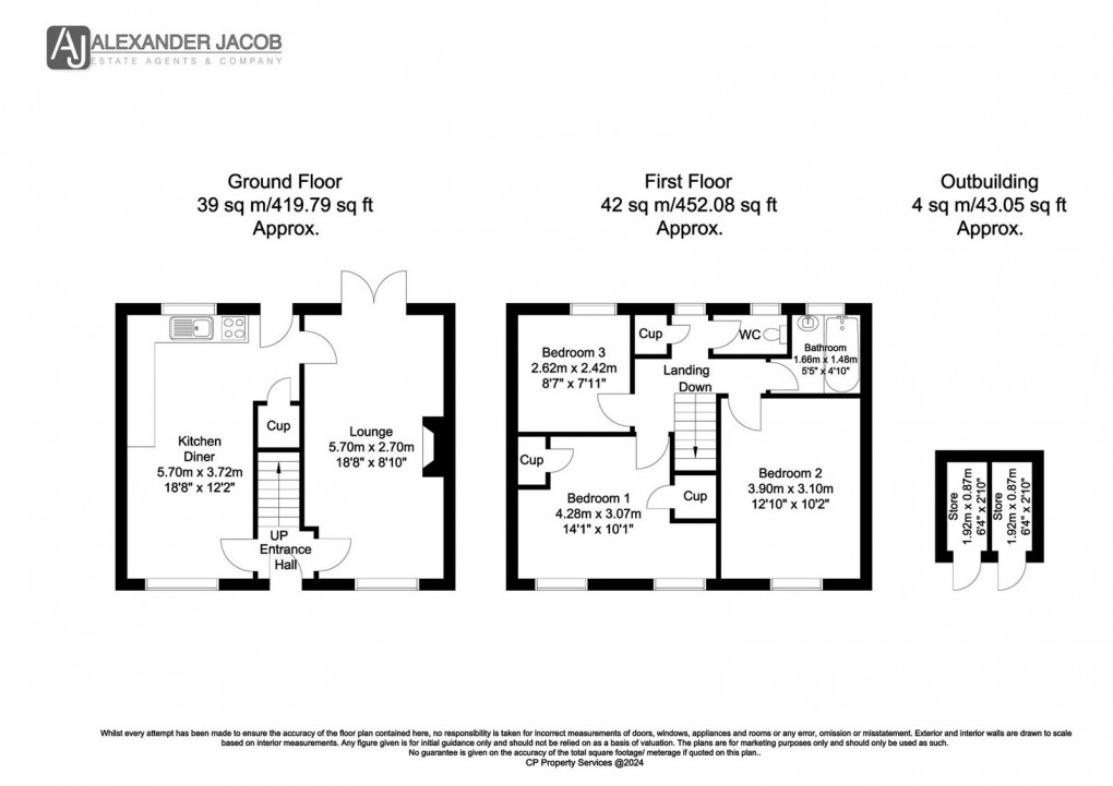 Floorplan for Brecks Road, Retford, Nottinghamshire