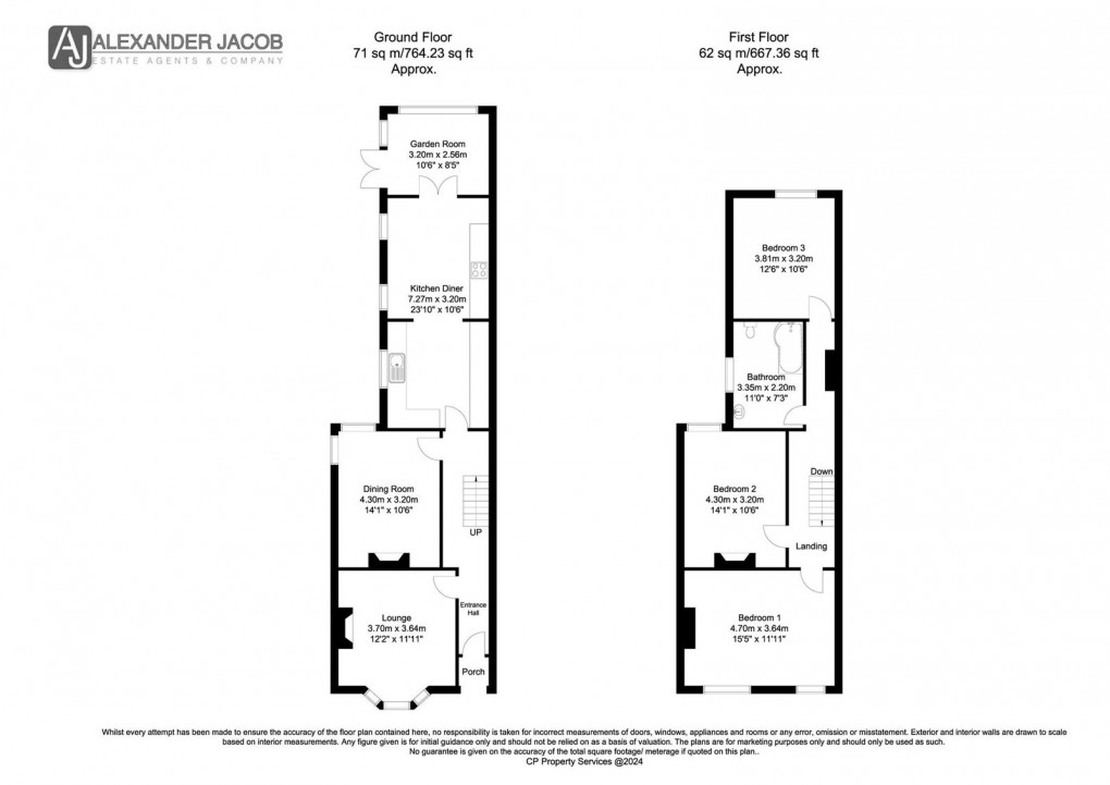 Floorplan for Grove Lane, Retford, Nottinghamshire