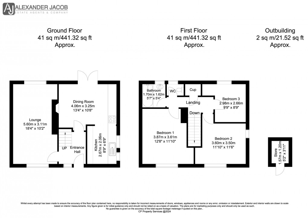 Floorplan for Elkesley, Retford, Nottinghamshire