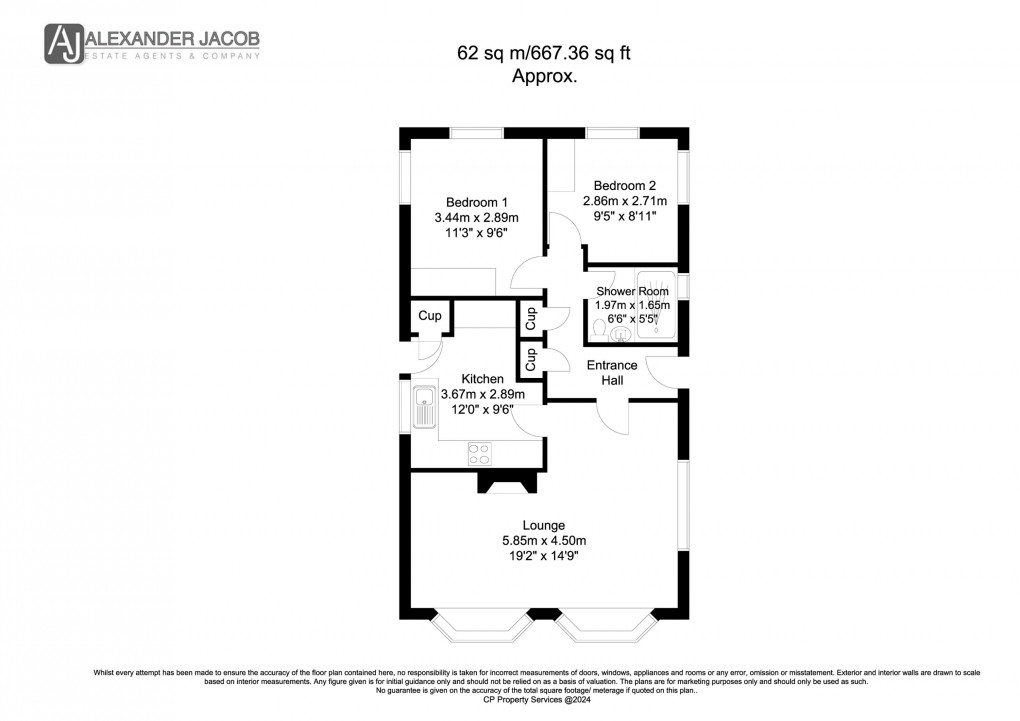 Floorplan for Church Laneham, Retford, Nottinghamshire