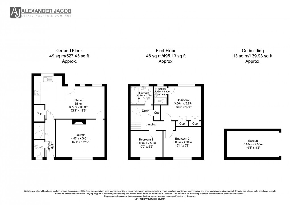 Floorplan for Rectors Gate, Retford, Nottinghamshire