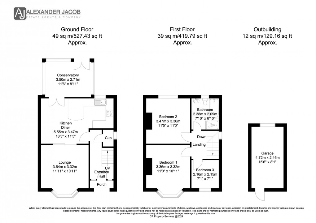 Floorplan for Ordsall Park Road, Retford, Nottinghamshire