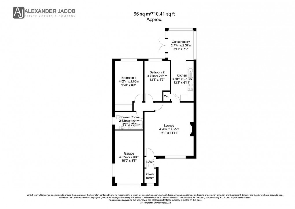 Floorplan for Earles Court, Retford, Nottinghamshire