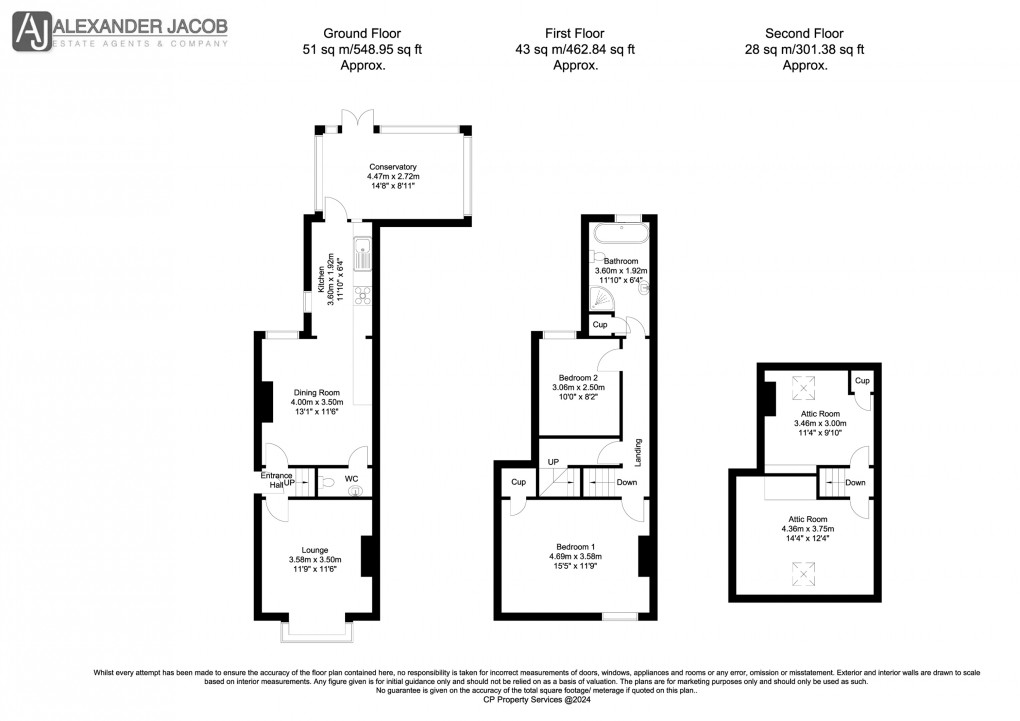 Floorplan for Century Road, Retford, Nottinghamshire