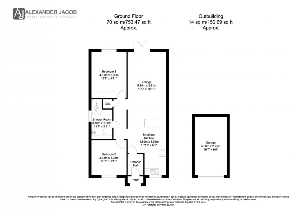 Floorplan for Misterton, Doncaster, South Yorkshire