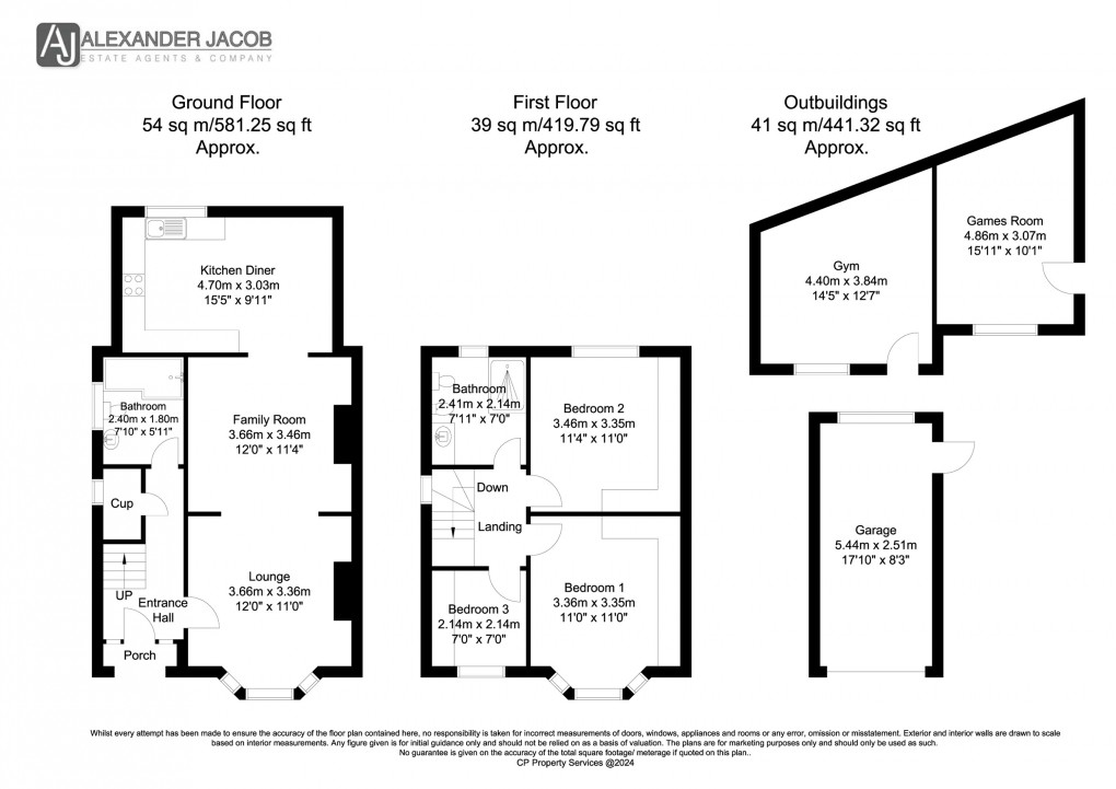 Floorplan for Harewood Avenue, Retford, Nottinghamshire