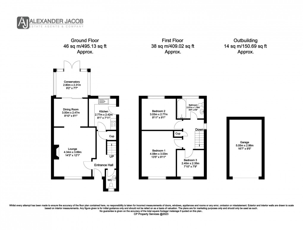 Floorplan for Sturton by Stow, Lincoln, Lincolnshire