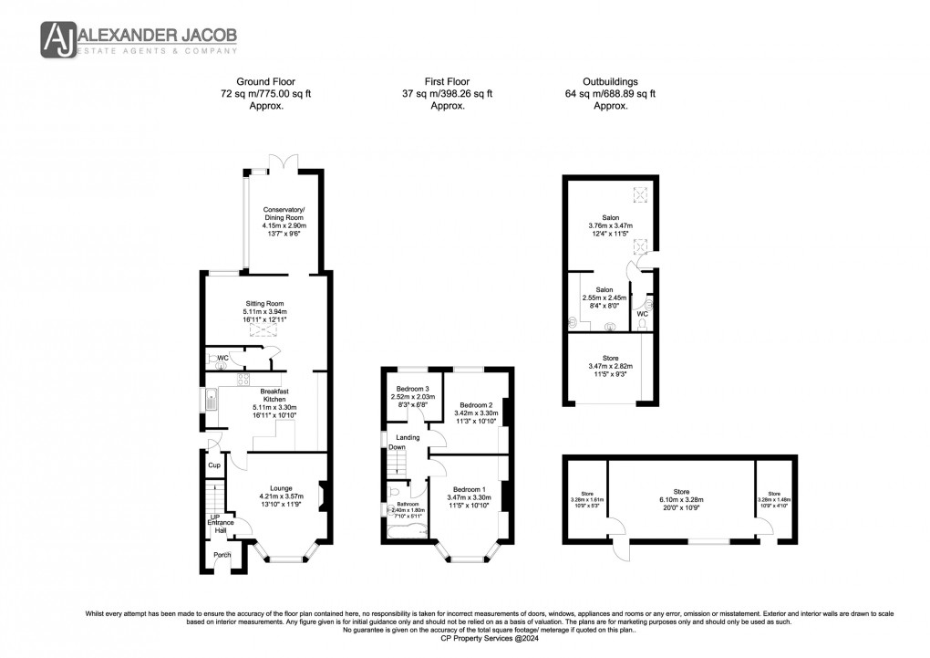 Floorplan for Blyth, Worksop, Nottinghamshire