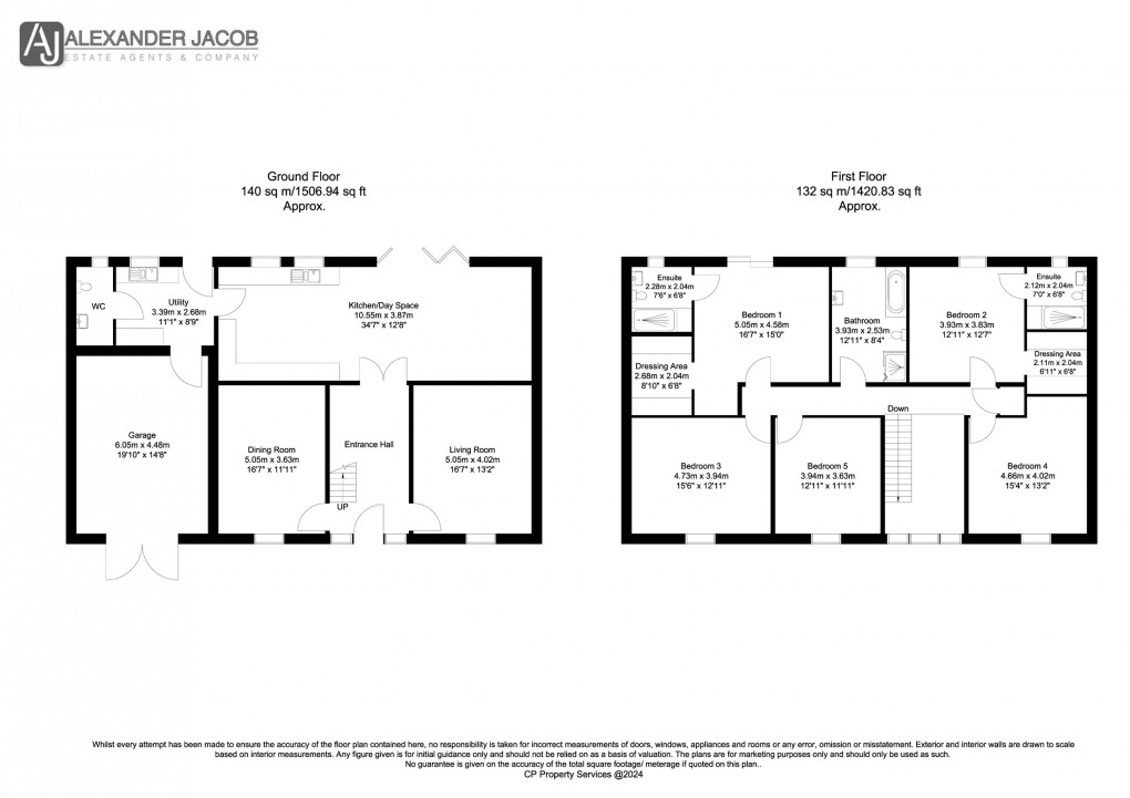 Floorplan for Sturton-Le-Steeple, Retford, Nottinghamshire