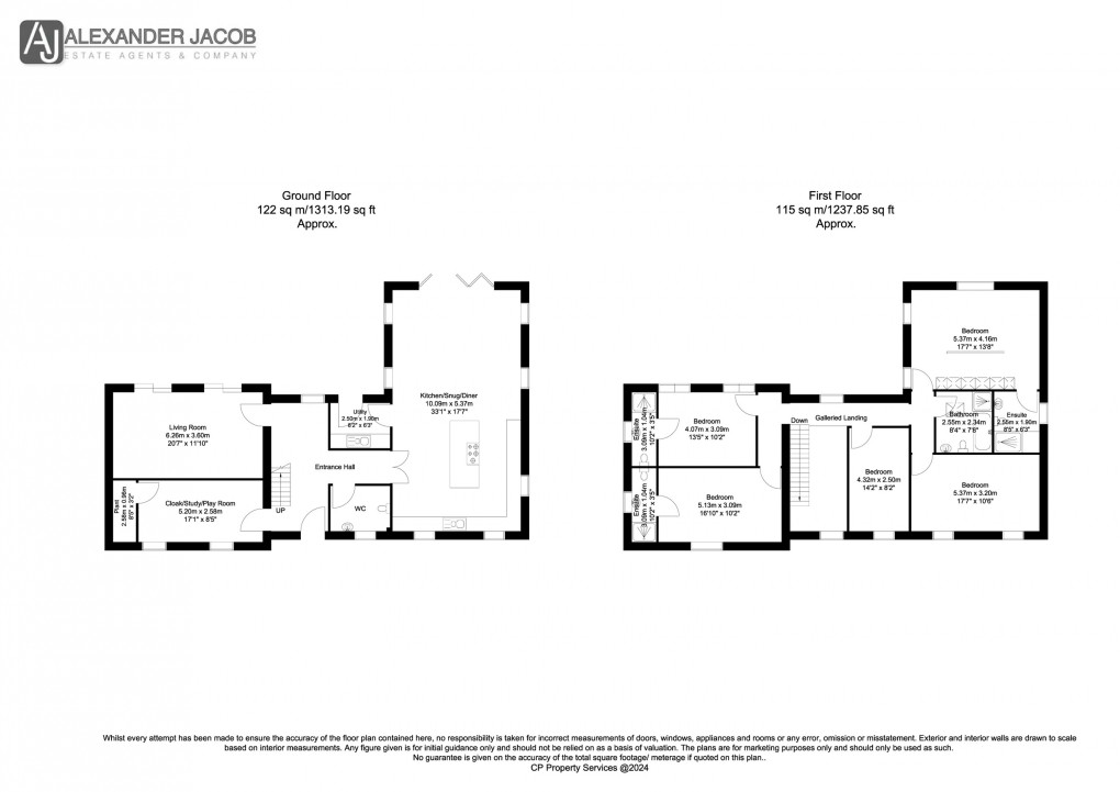 Floorplan for Sturton-Le-Steeple, Retford, Nottinghamshire