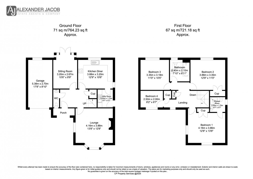 Floorplan for Adrians Walk, Retford, Nottinghamshire