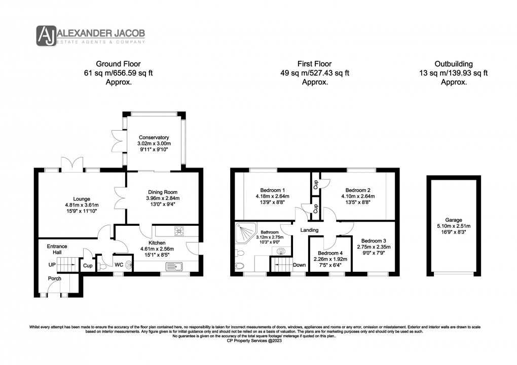 Floorplan for Elm Walk, Retford, Nottinghamshire